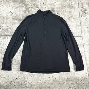 Lululemon 1/4 Zip Baselayer Size XL Black